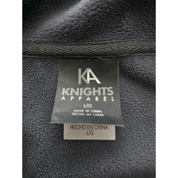 KA Knights Apparel Wright State Raiders Mens L Green Full Zip Jacket Pre-owned - Picture 4 of 13